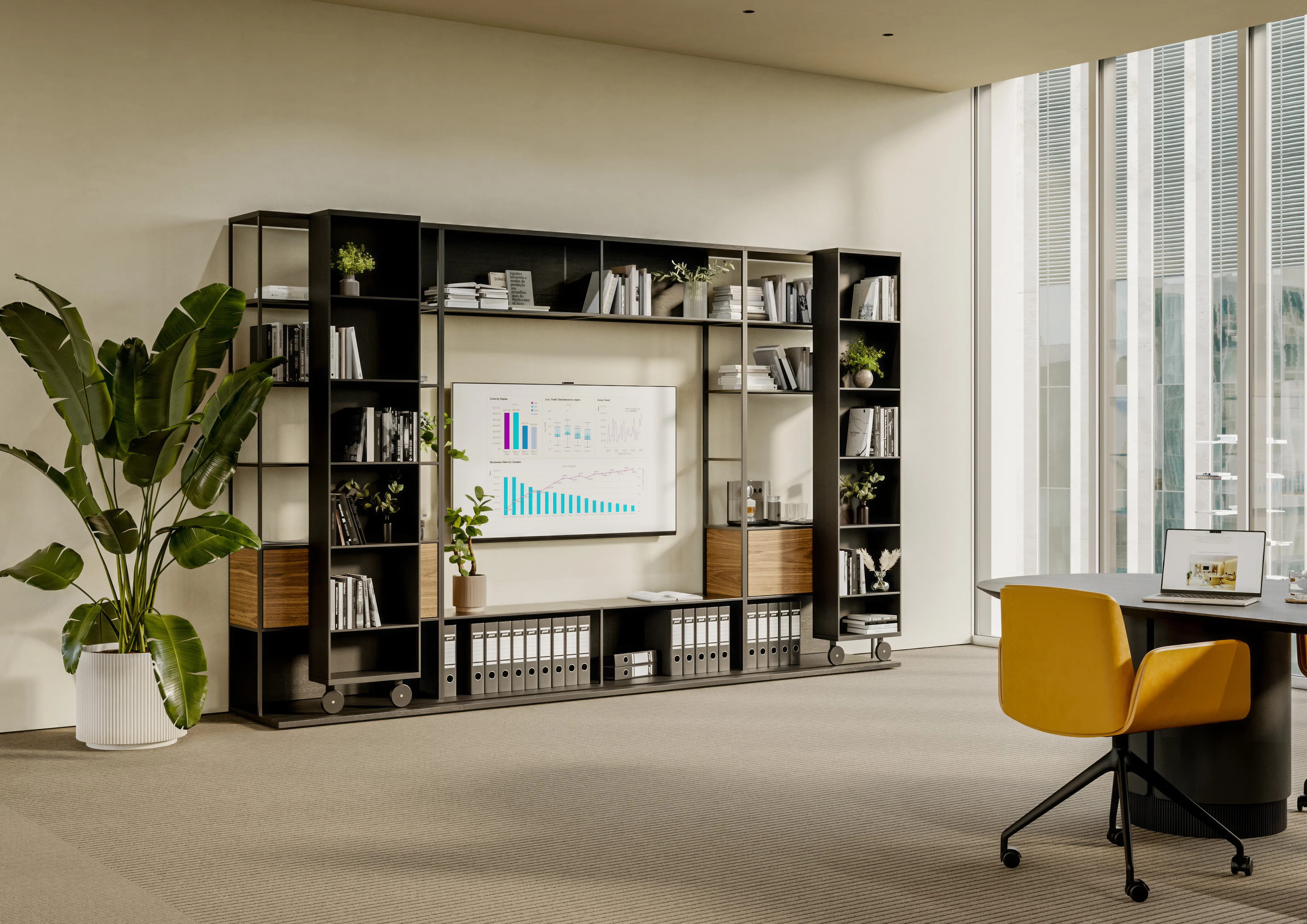 Literatura Open bookshelf TV