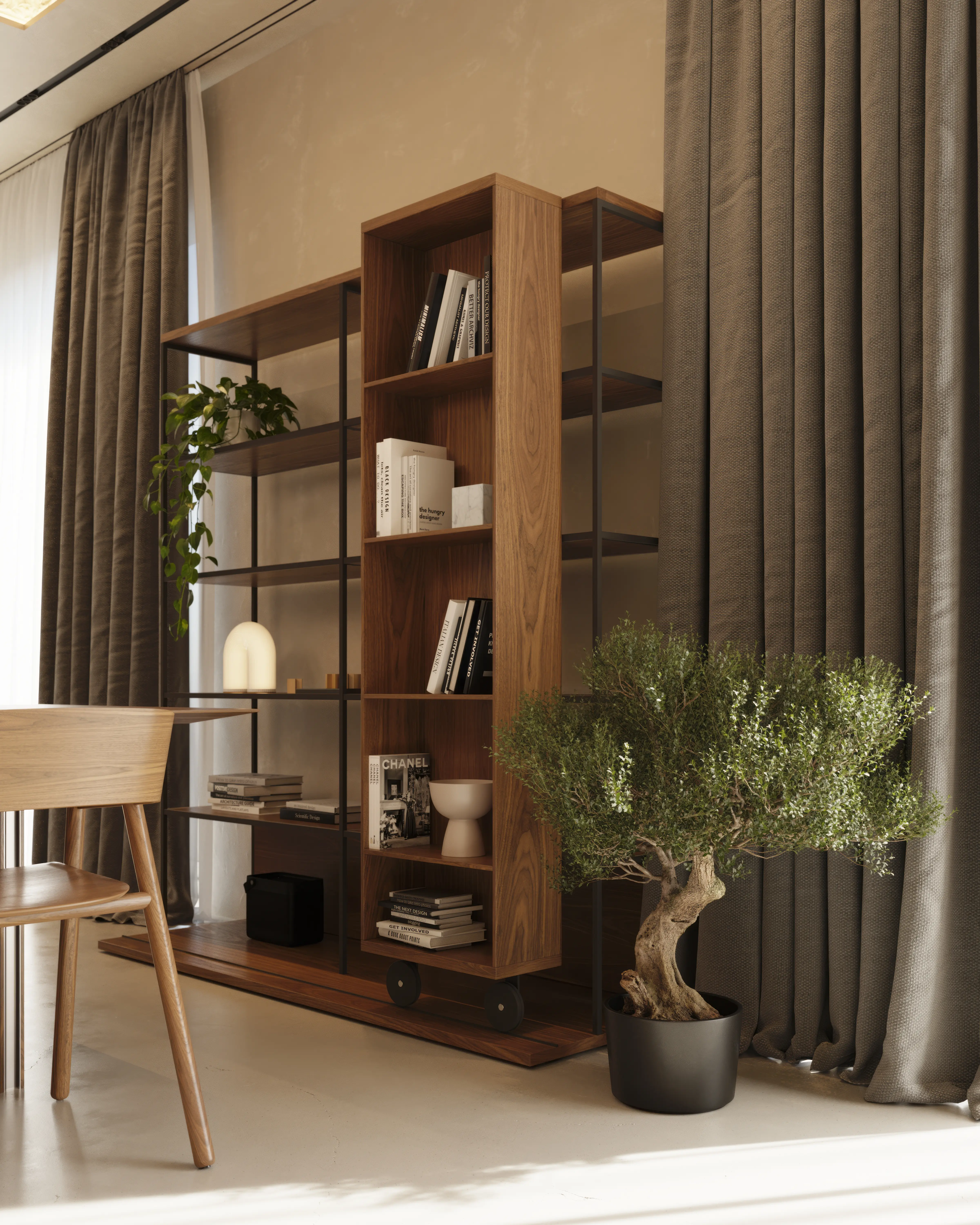 Literatura Open bookshelf