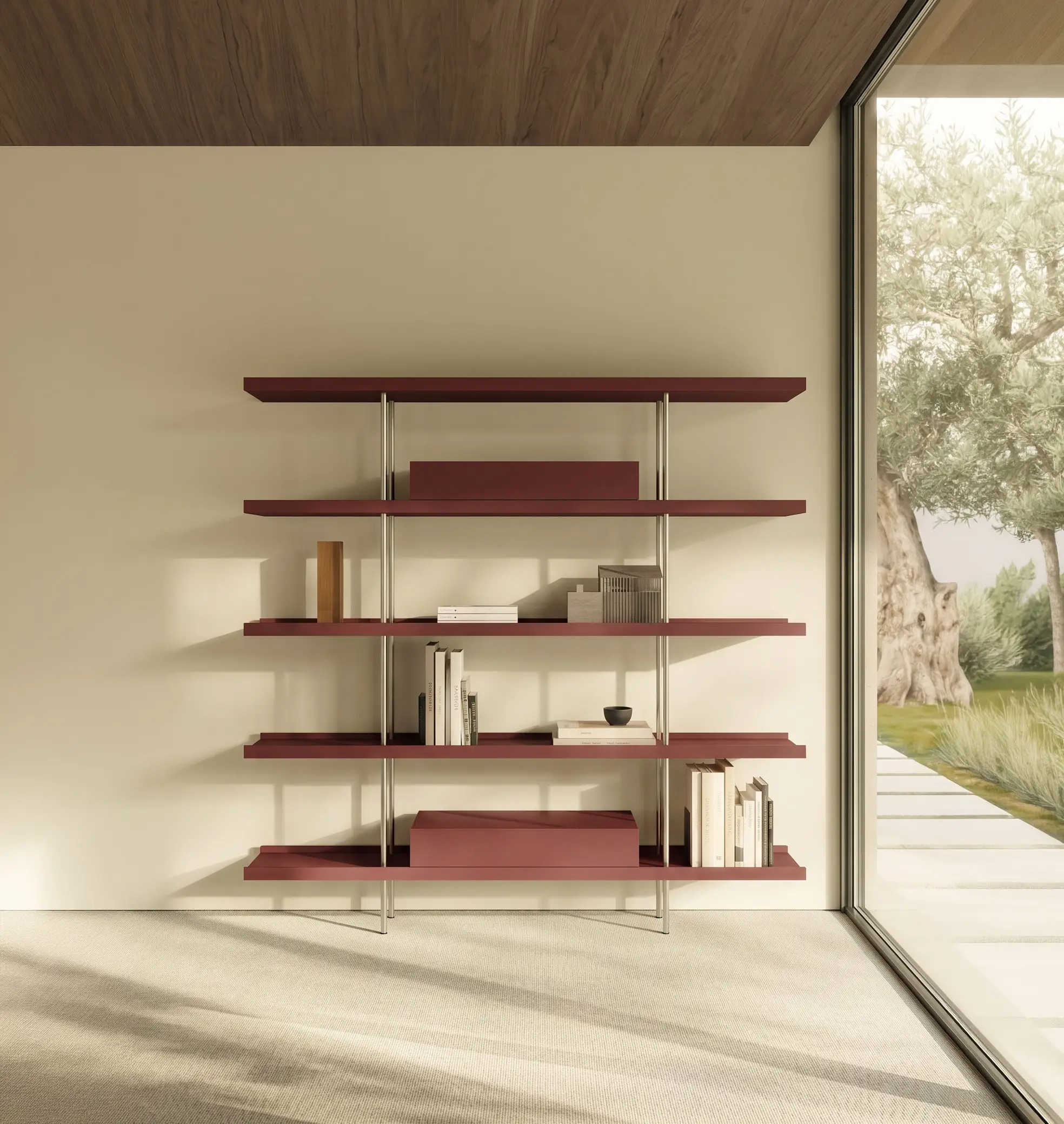 Beam bookshelf