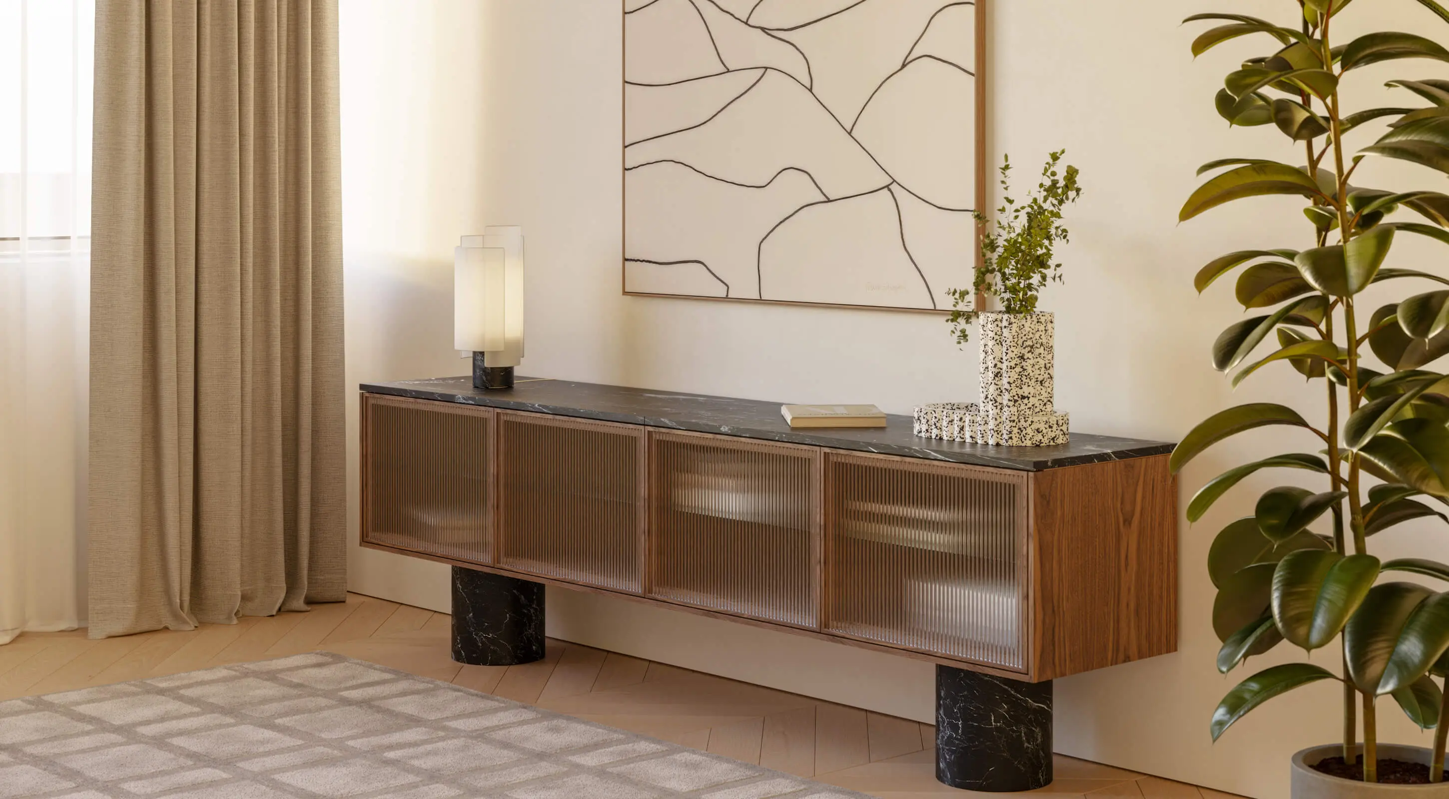 Stockholm sideboard in a residential interior
