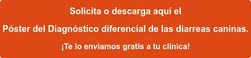 Solicita o descarga aquí el Póster del Diagnóstico diferencial de las diarreas caninas. ¡Te lo enviamos gratis a tu clínica! Solicita o descarga aquí el Póster del Diagnóstico diferencial de las diarreas caninas. ¡Te lo enviamos gratis a tu clínica!