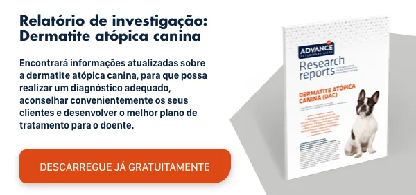 Descarregue de forma gratuita → Relatório sobre a dermatite atópica canina.