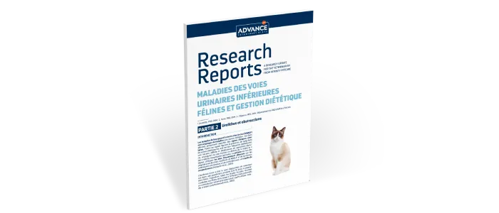 Research Reports Maladies des voies urinaires inférieures félines et gestion diététique- partie 2 Research Reports Maladies des voies urinaires inférieures félines et gestion diététique- partie 2