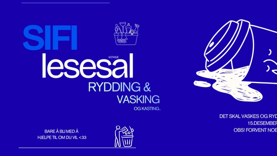 Rydding av lesesalen