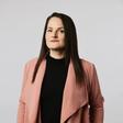 Full length head shot of Kelly Rusk