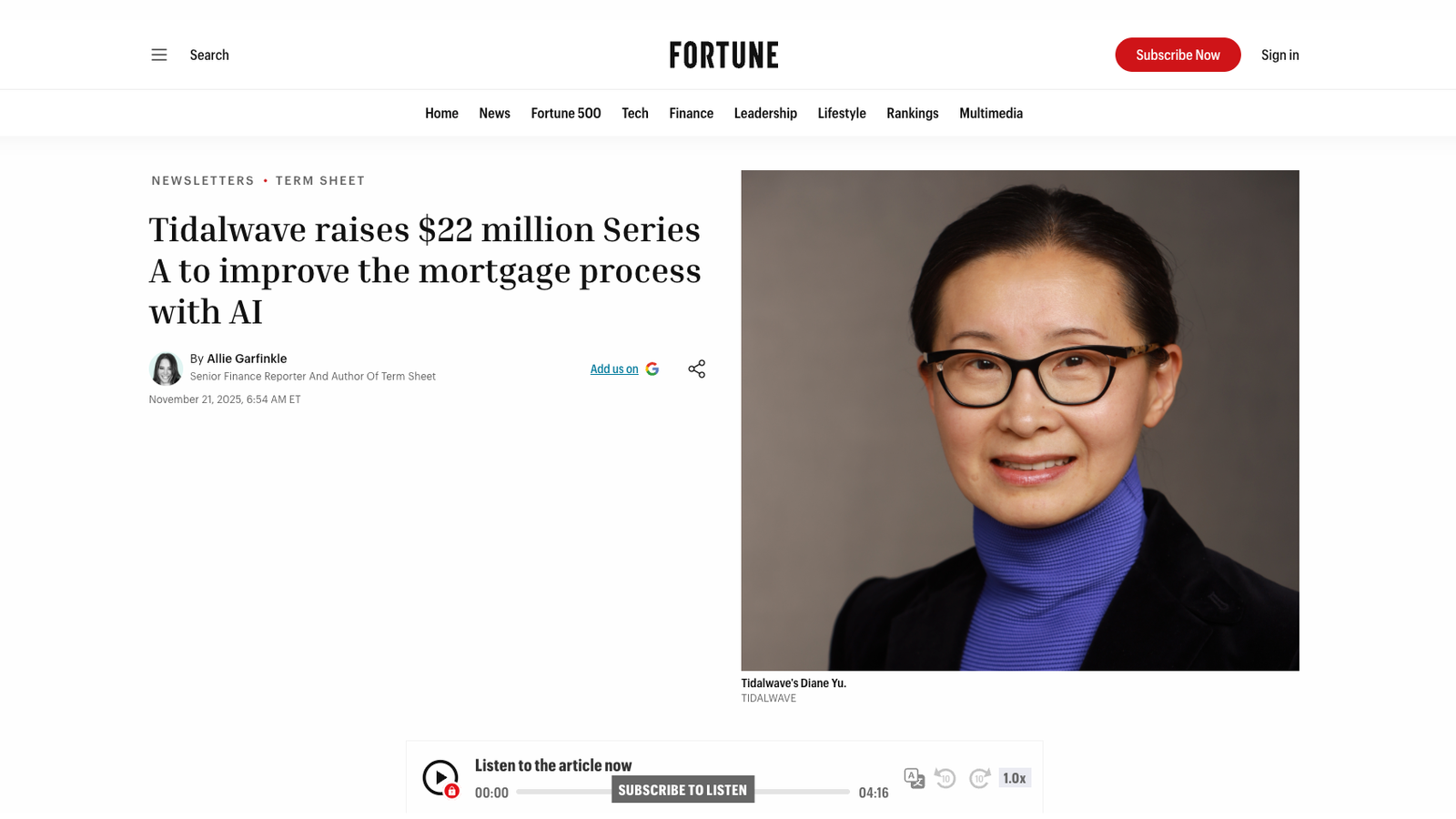 Building the Future of Mortgage Technology: Our $22M Series A