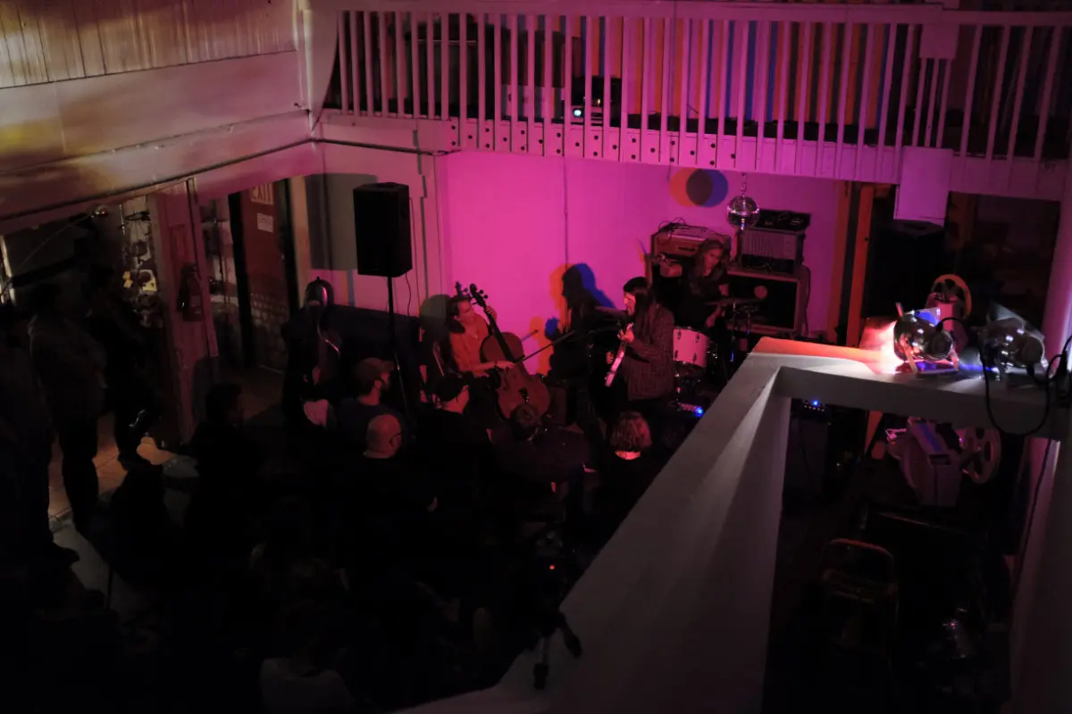 Earth performing at Woodland Theater in 2017