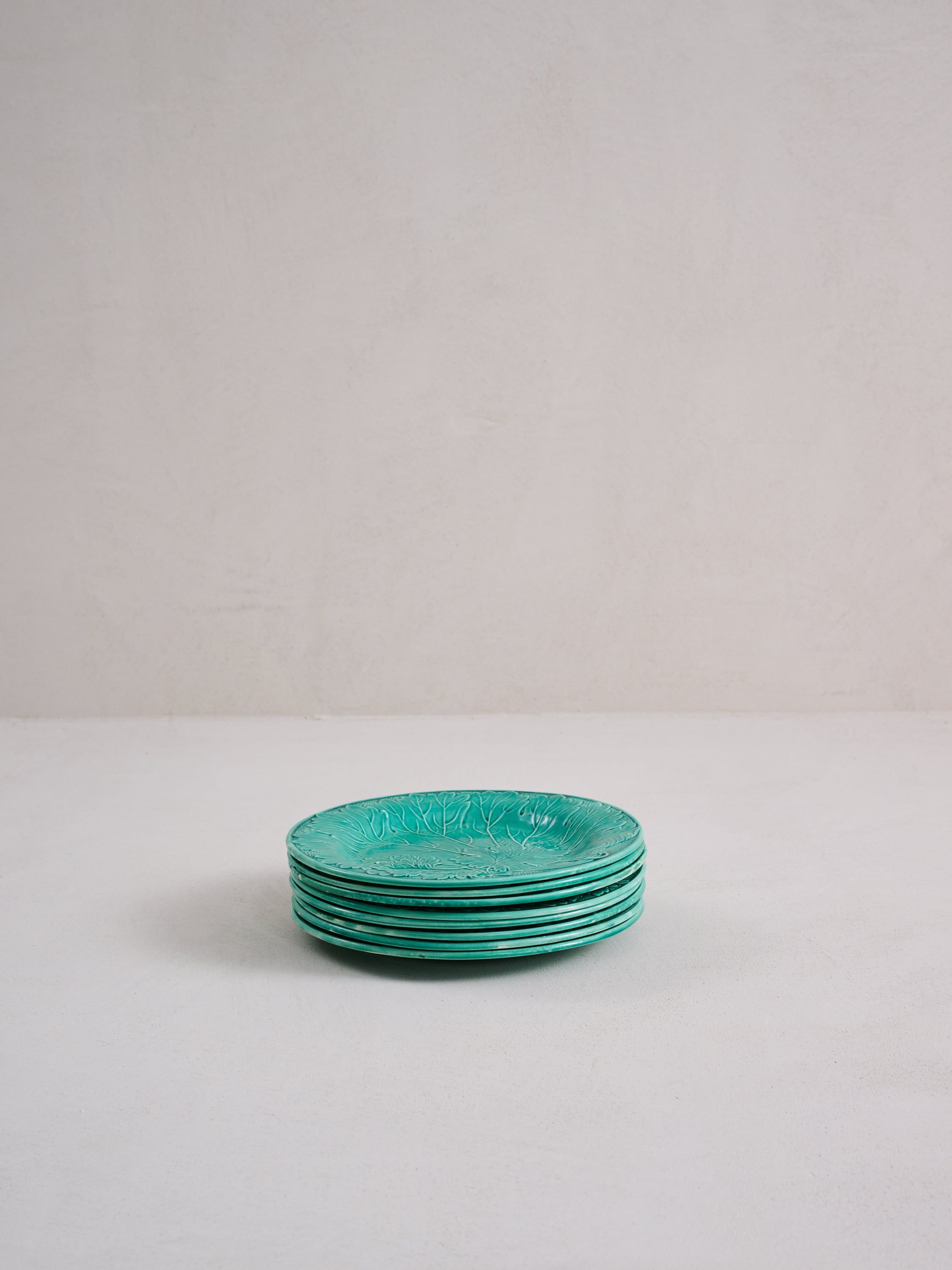 Wedgwood Salad Plate Napoleon Ivy Green (Queen's Ware) | Ken Fulk