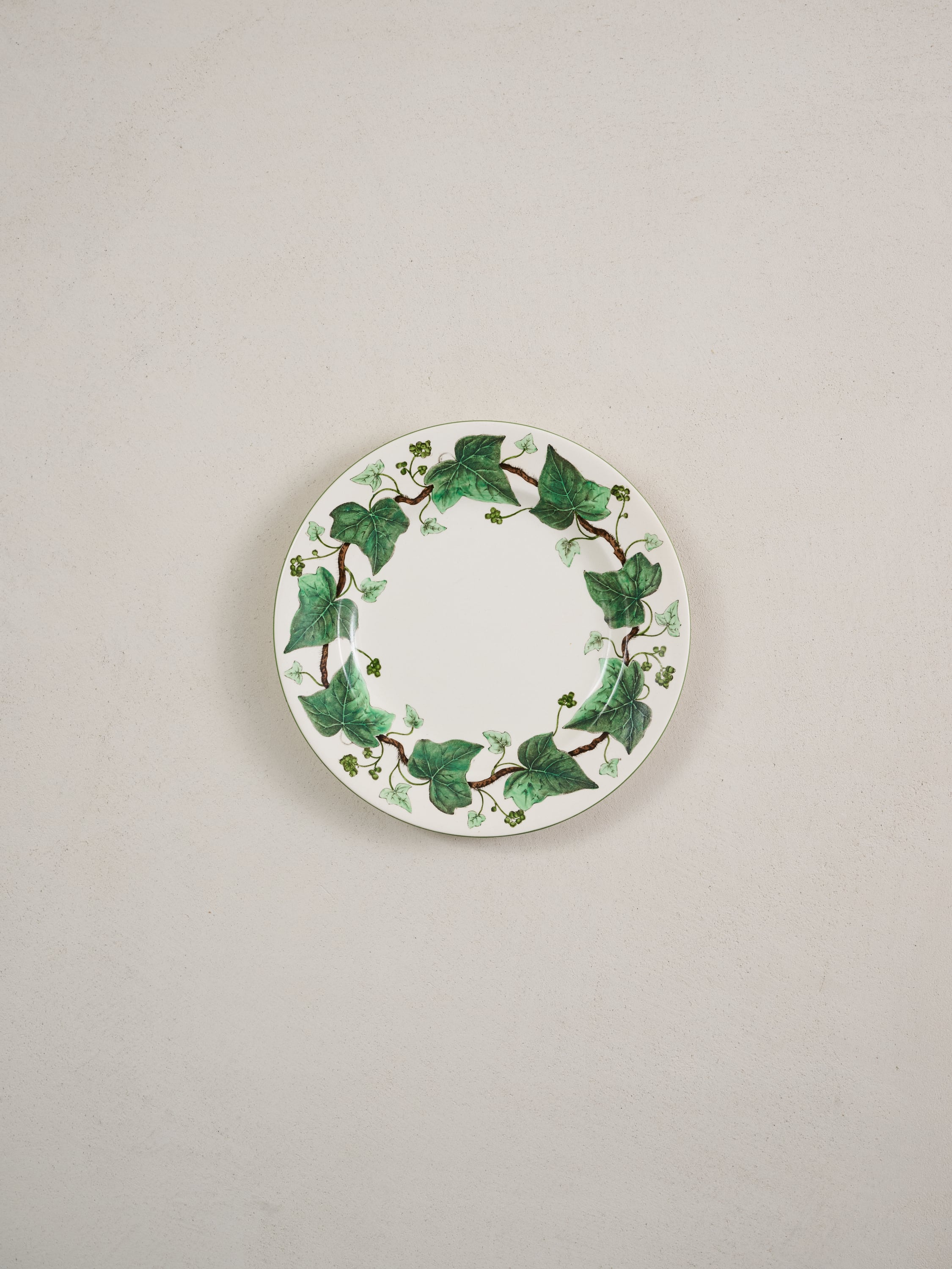 Wedgwood Salad Plate Napoleon Ivy Green (Queen's Ware) | Ken Fulk