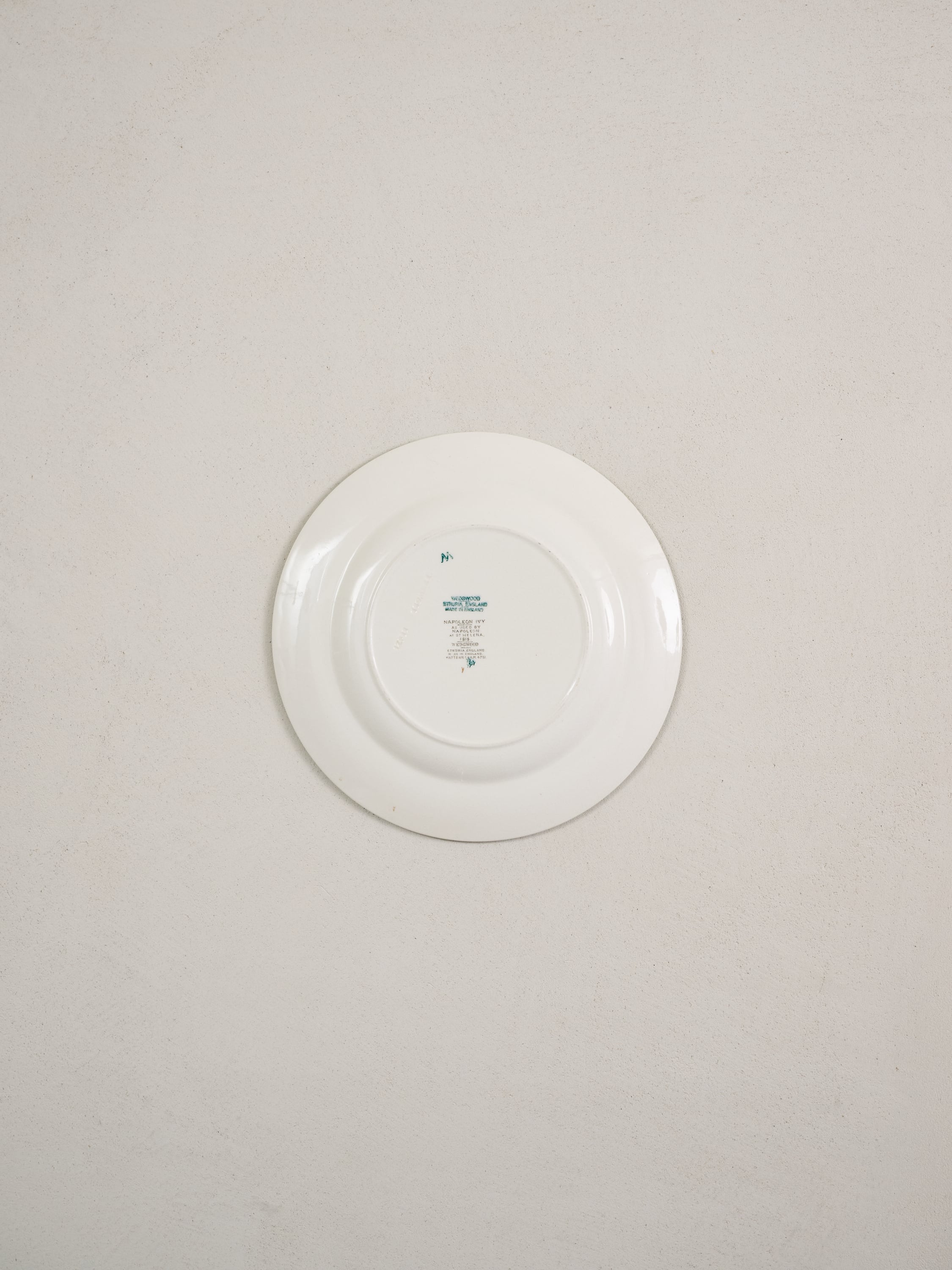 Wedgwood Salad Plate Napoleon Ivy Green (Queen's Ware) | Ken Fulk