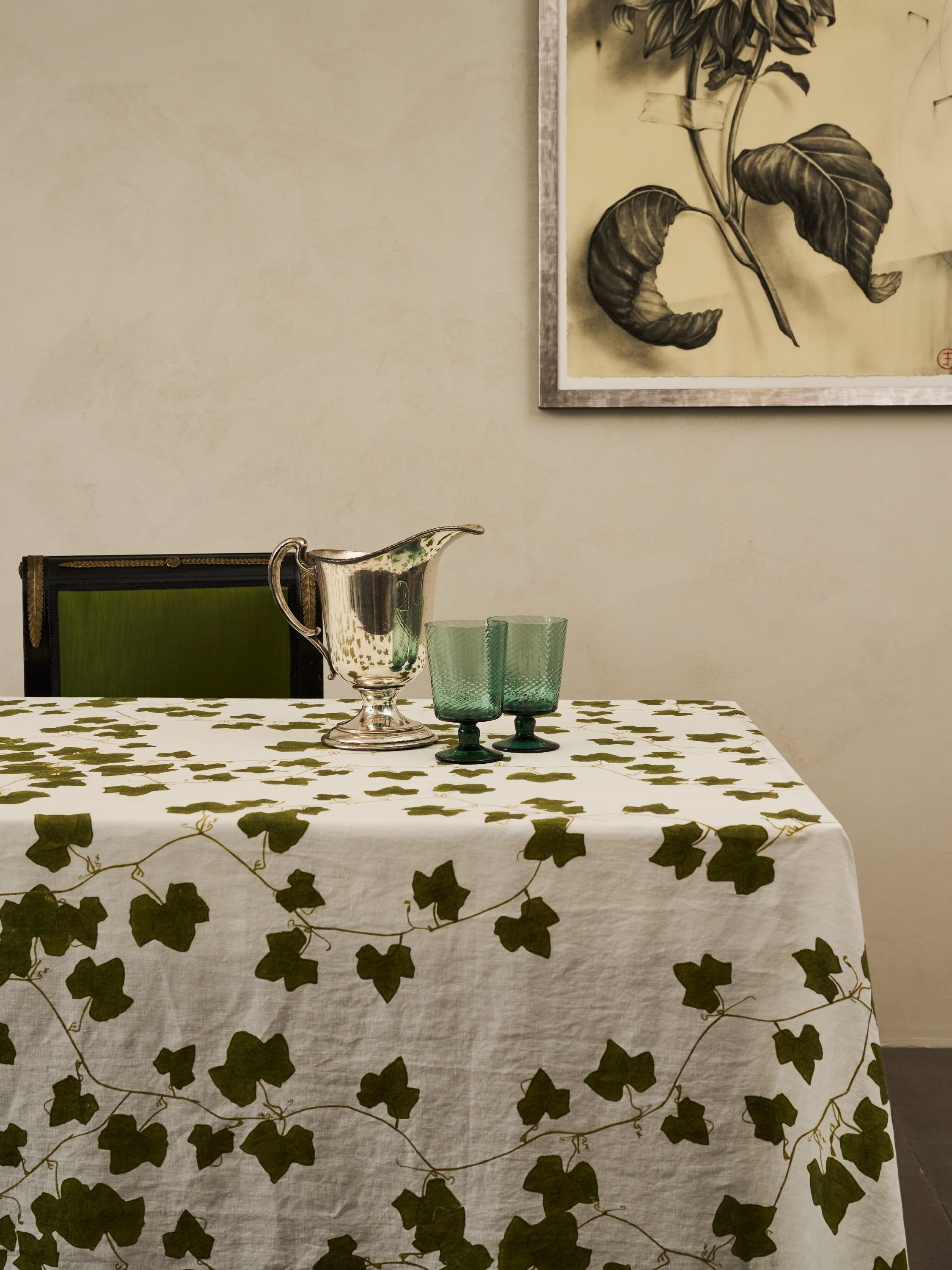 Wedgwood Salad Plate Napoleon Ivy Green (Queen's Ware) | Ken Fulk