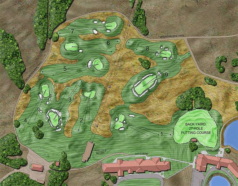 Doon Brae Golf Course Map