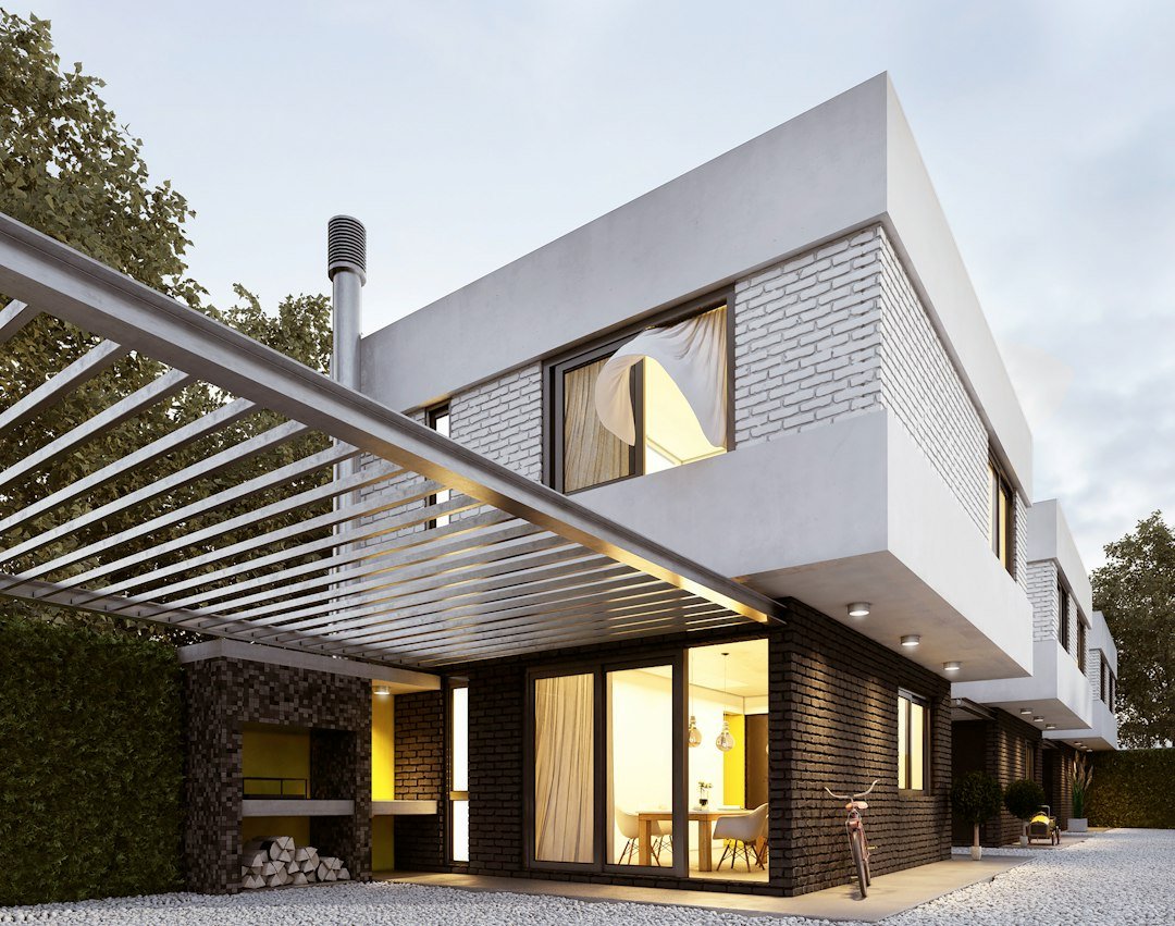 ilustrasi properti rumah 1 lantai duta garden