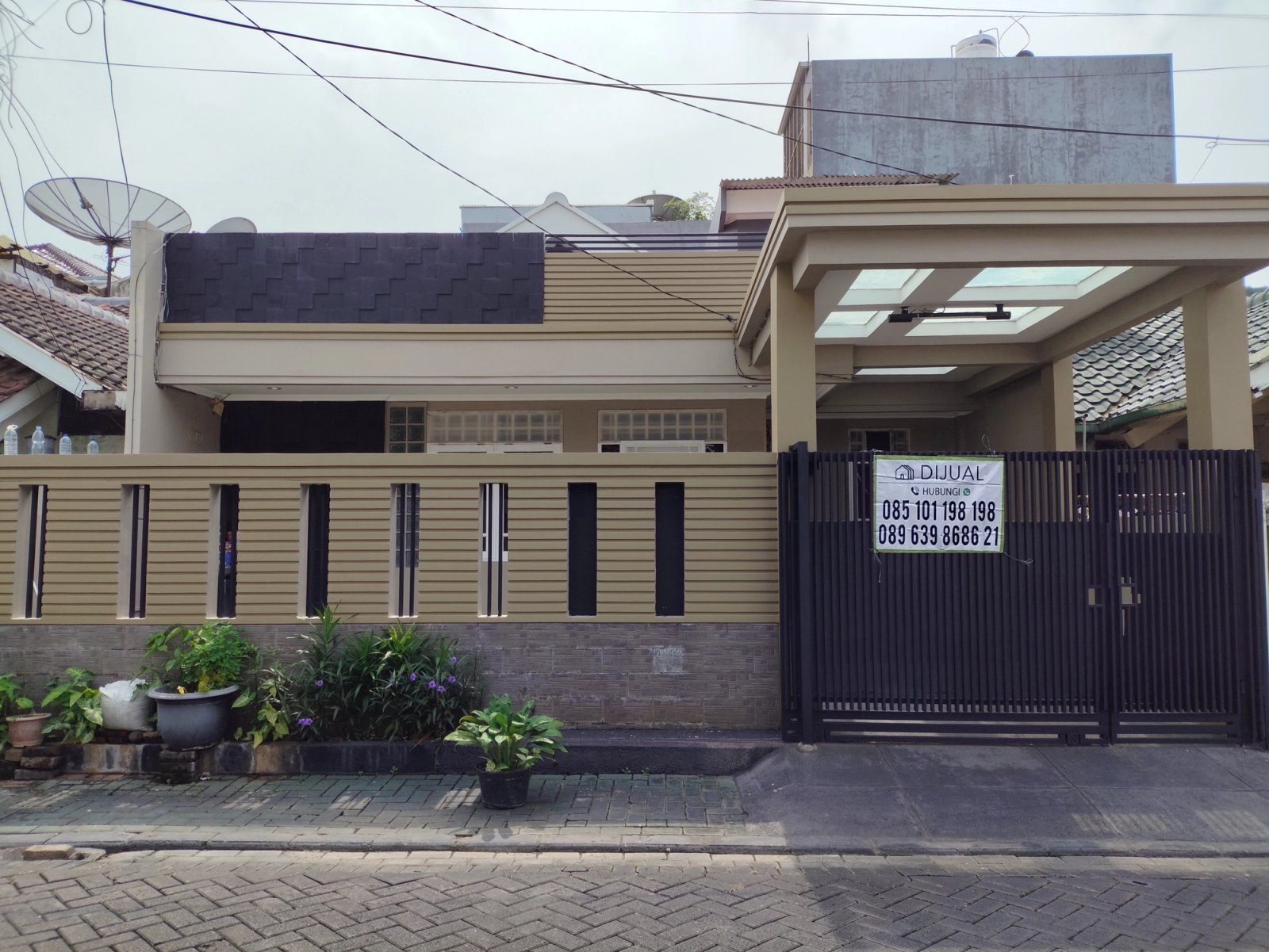 Duta Garden 1 lantai 9x17 Selatan semi furnished, Duta Garden, Rp 2.2 M, foto 1 dari 8