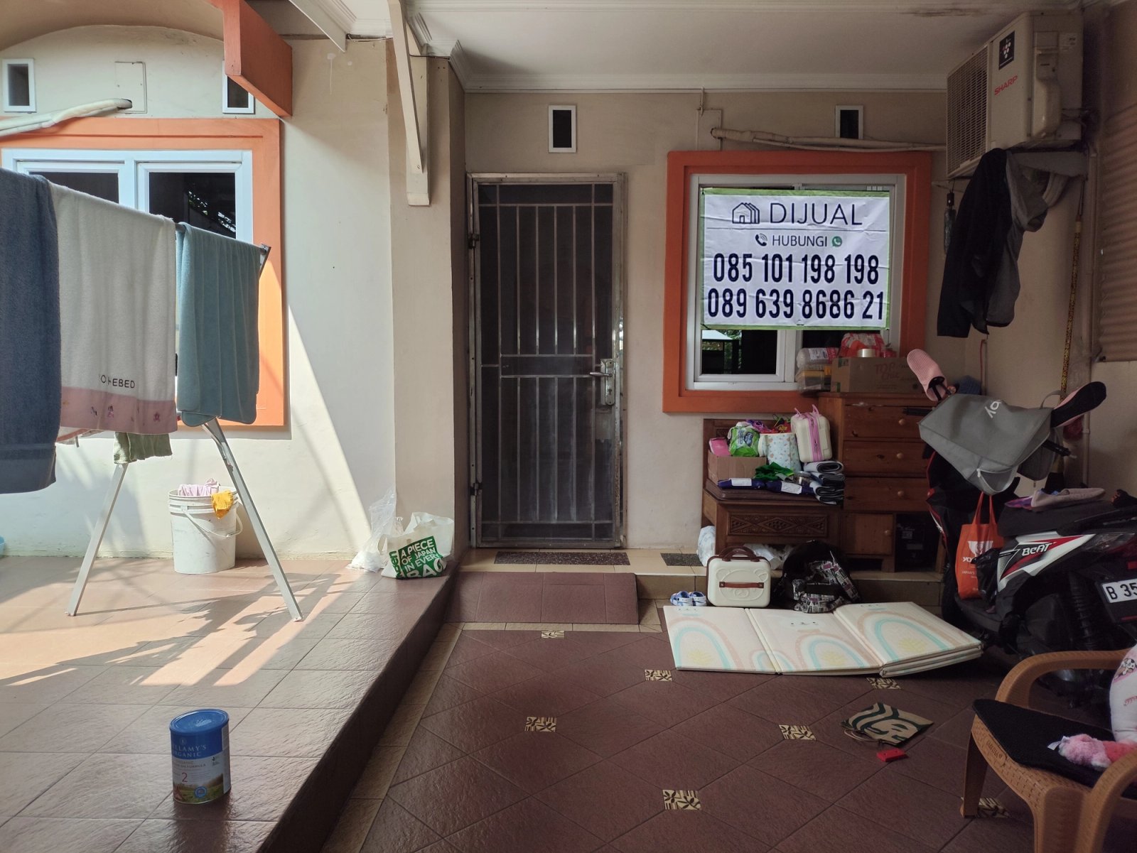 Duta Garden 1 lantai 6x13 hadap Utara semi furnished, Duta Garden, Rp 1.2 M, foto 1 dari 7