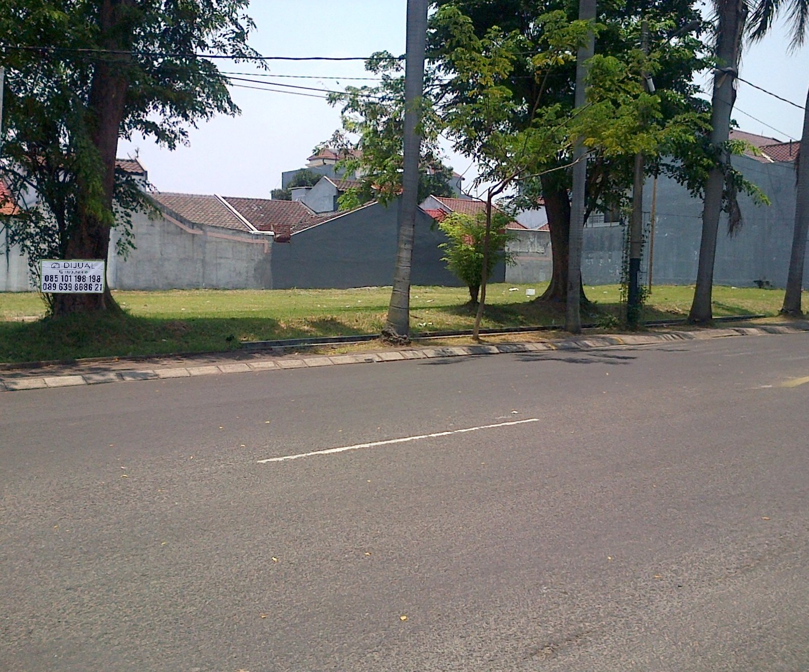 Duta Garden kavling boulevard 15x25 hadap utara, Duta Garden, Rp 3.6 M — foto 1 dari 2