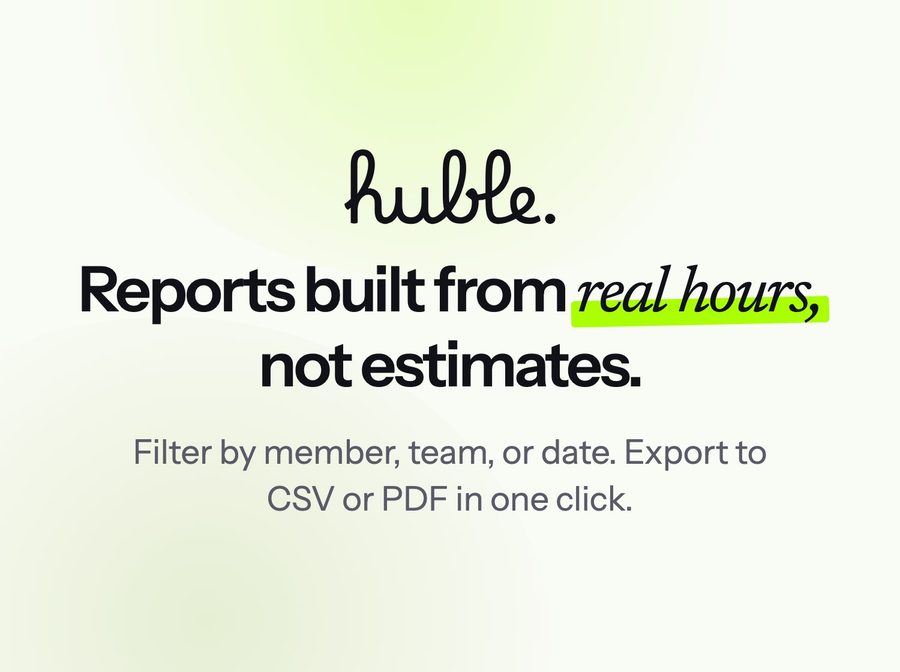 The project report, app and URL usage, and manual time
