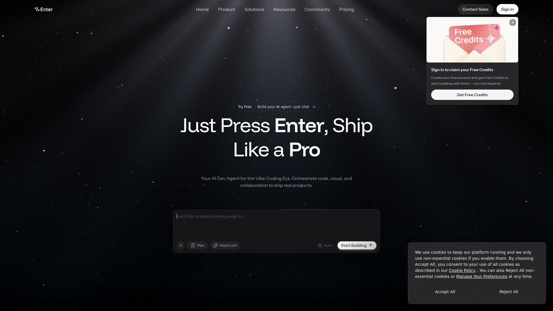 Enter Pro