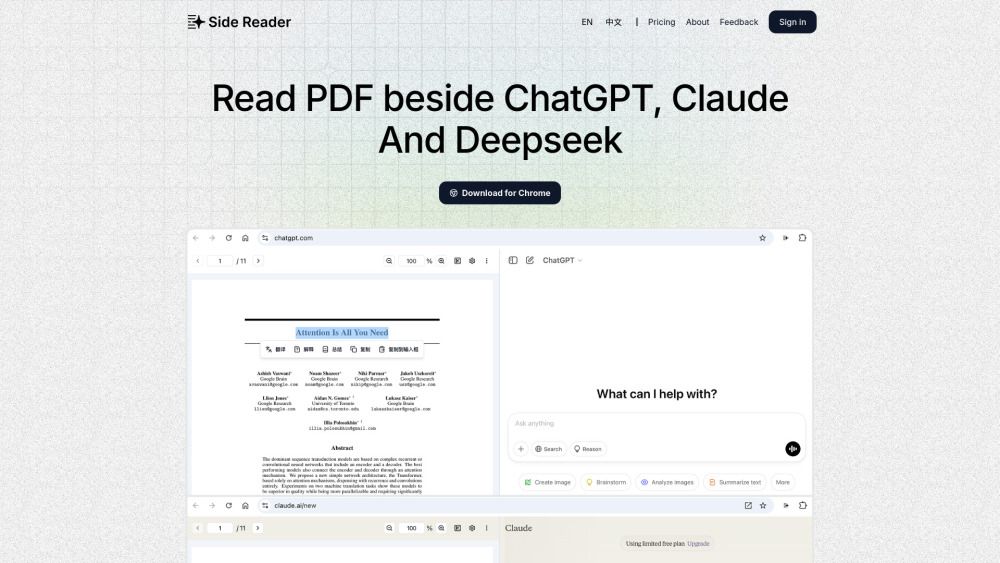 Side Reader