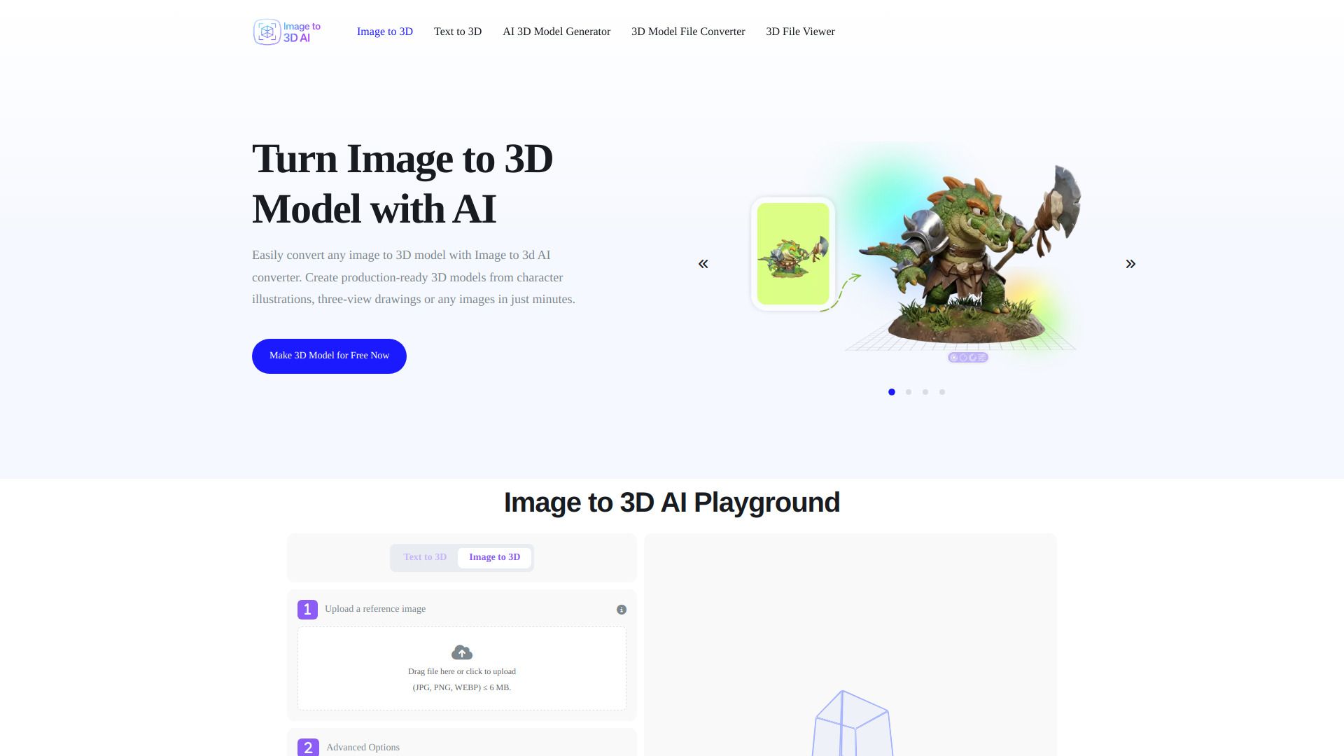 Image to 3D AI
