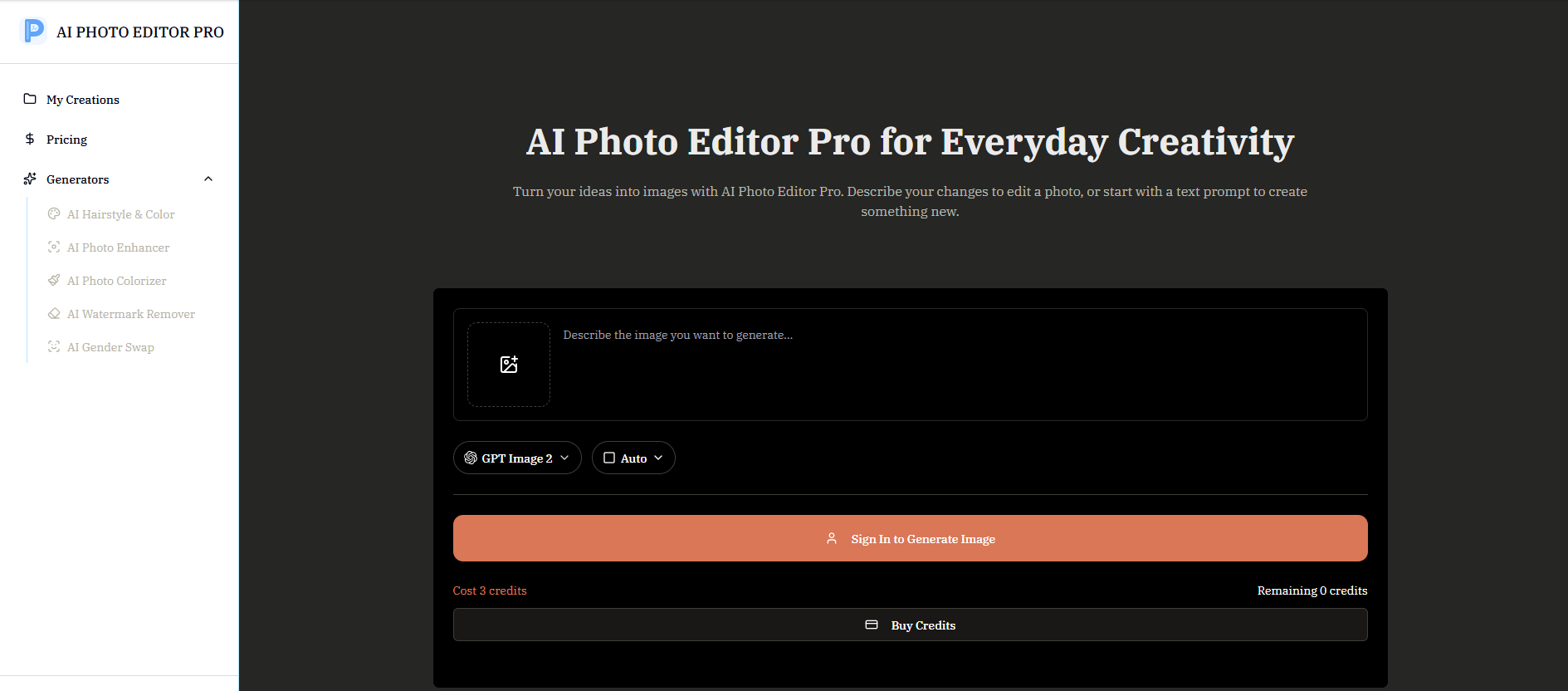 AI Photo Editor Pro