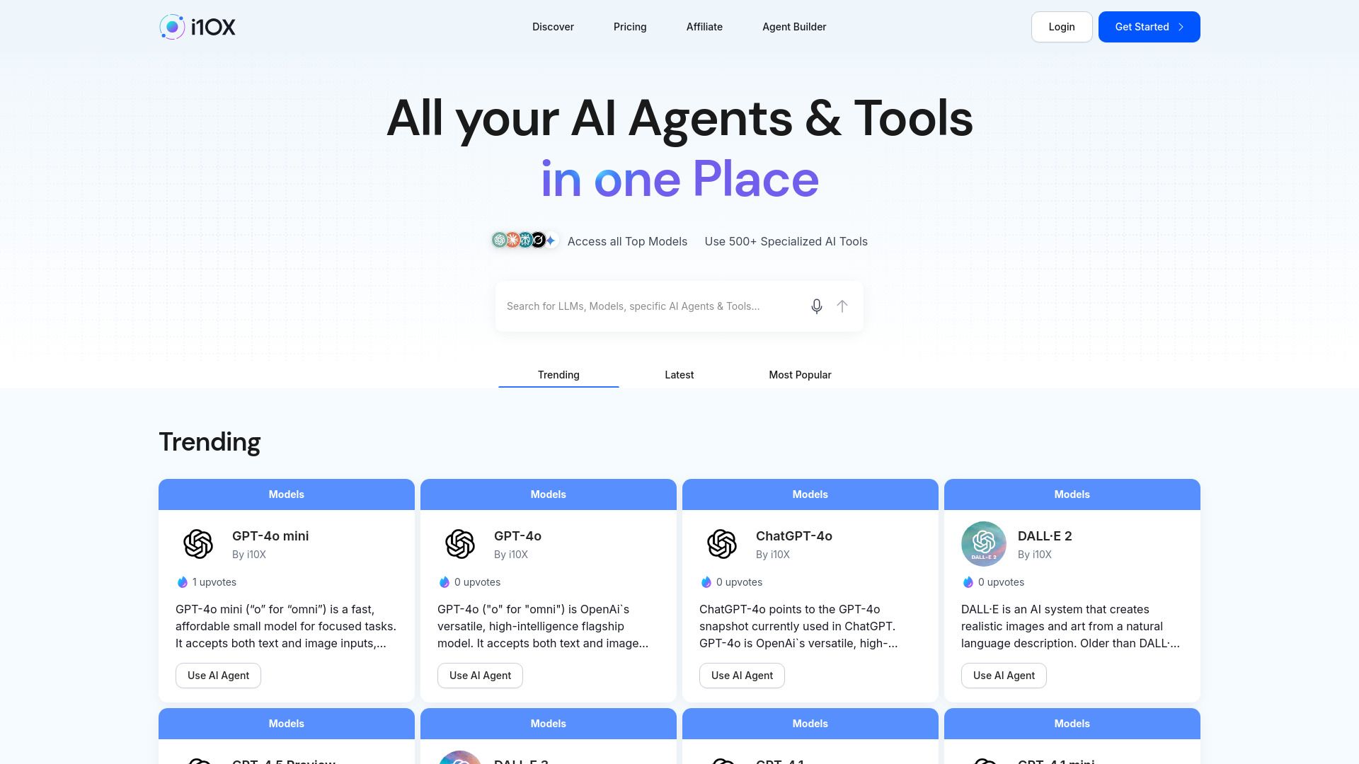 i10X: ChatGPT & 500+ AI Models & Tools — Full Access from just $8!