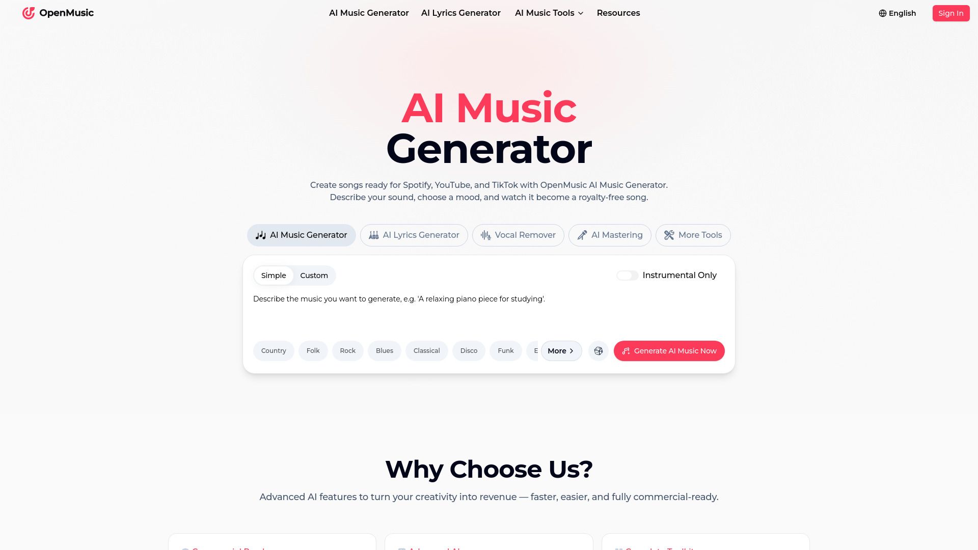 OpenMusic AI