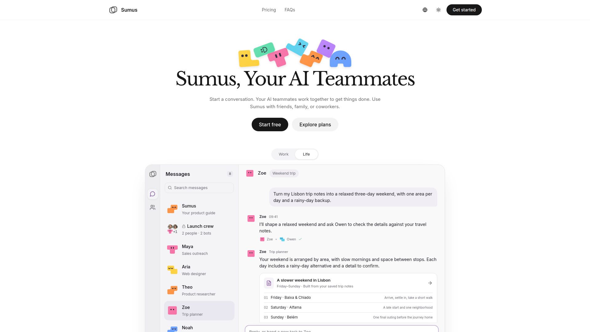 Sumus AI: Your AI Teammates, 24/7