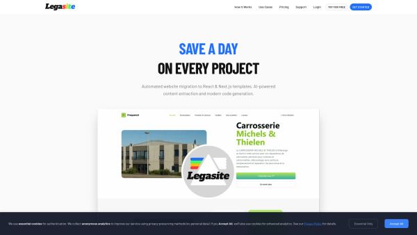 Legasite - Website Redesigner
