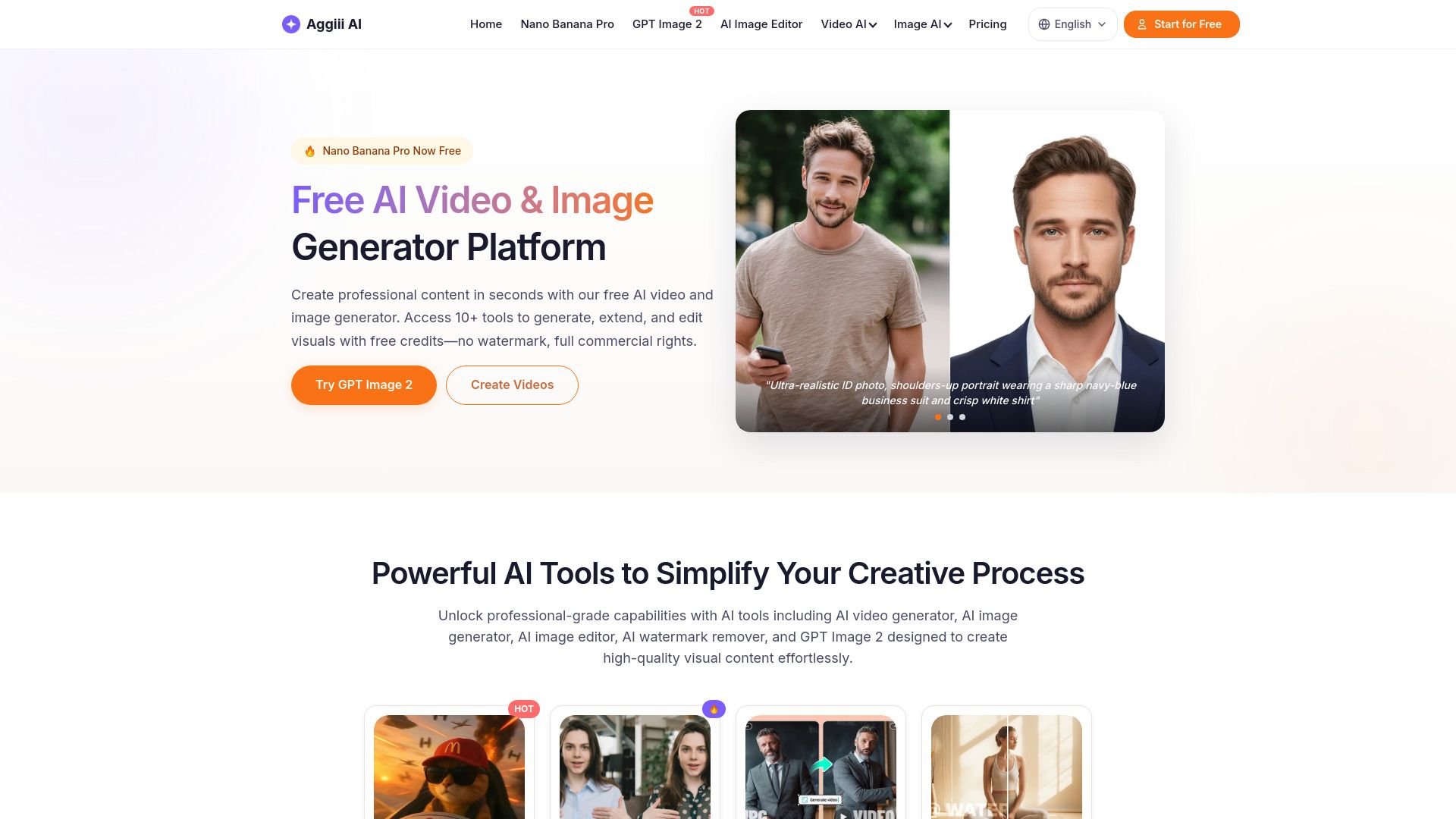Aggiii AI - AI Video & Image Generator All-in-One Platform