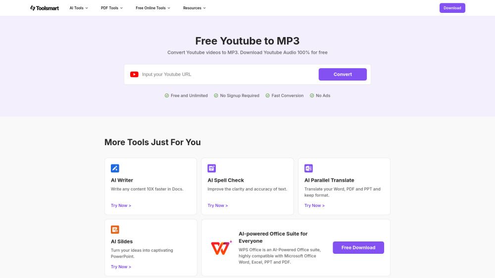 Free YouTube to MP3 Converter