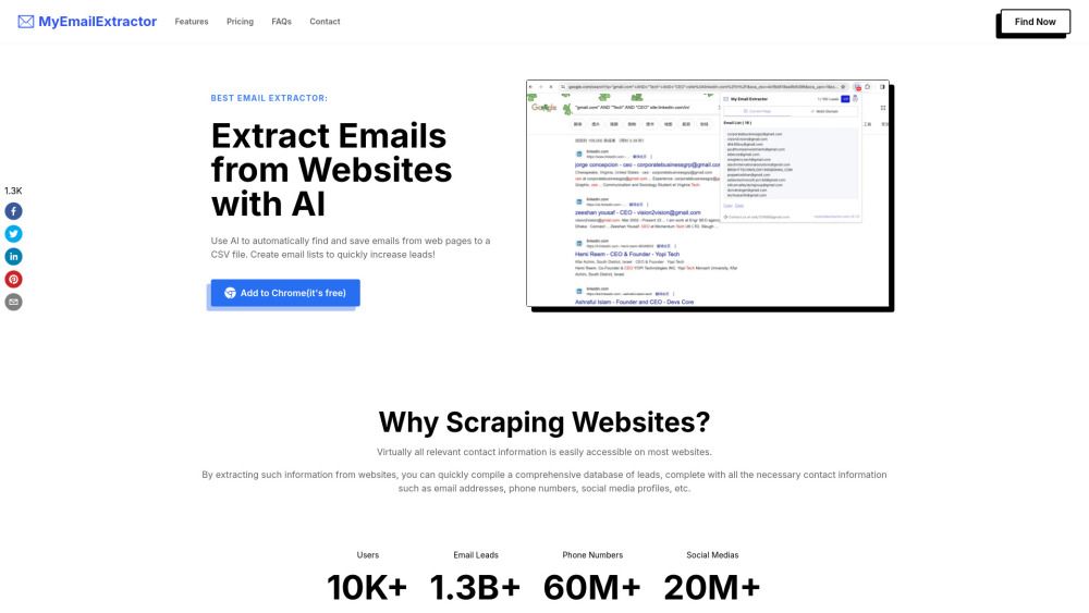 My Email Extractor