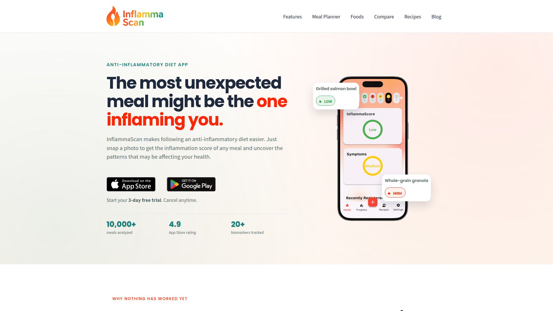 InflammaScan | Anti-Inflammatory Diet App