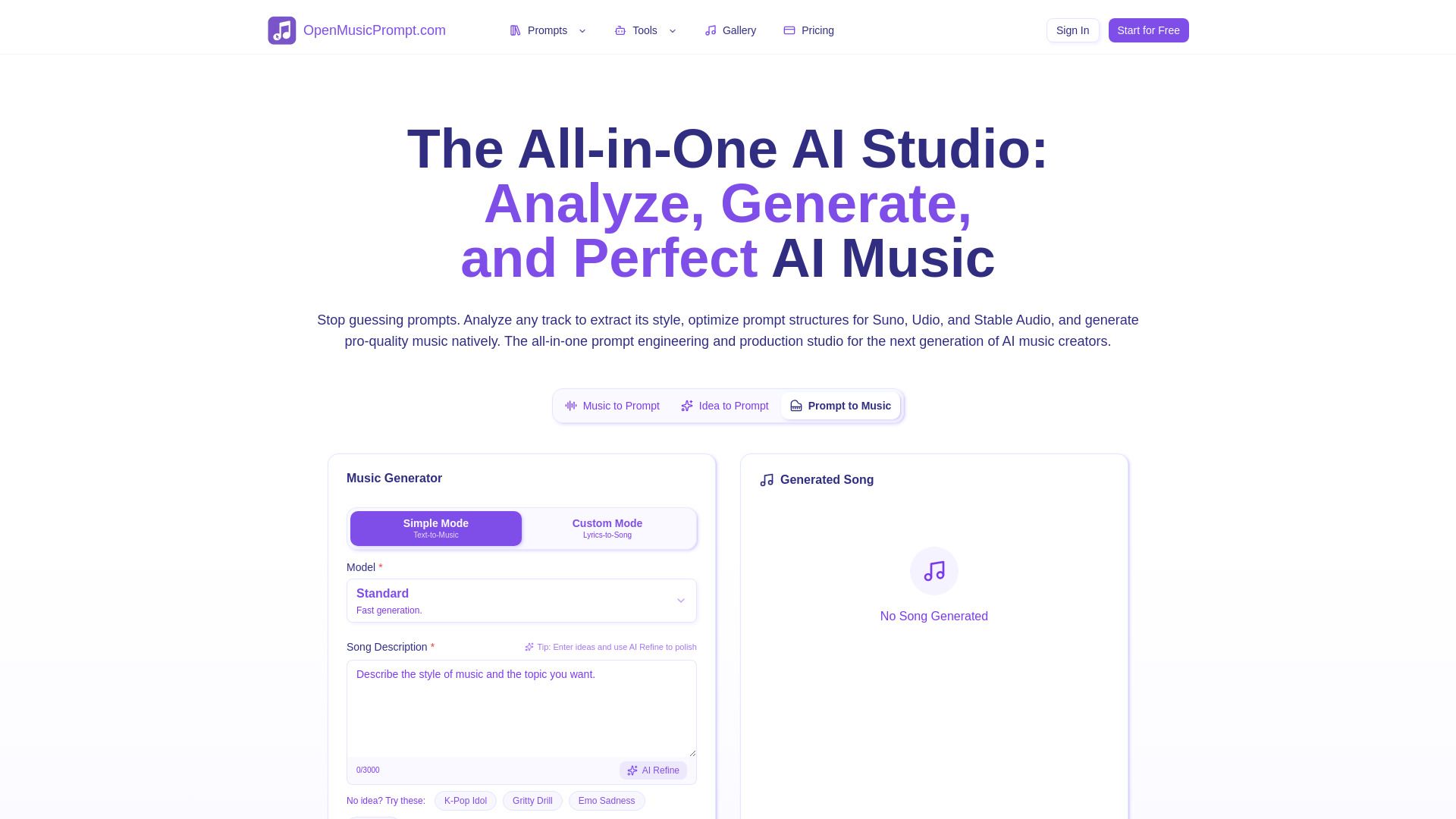 OpenMusicPrompt