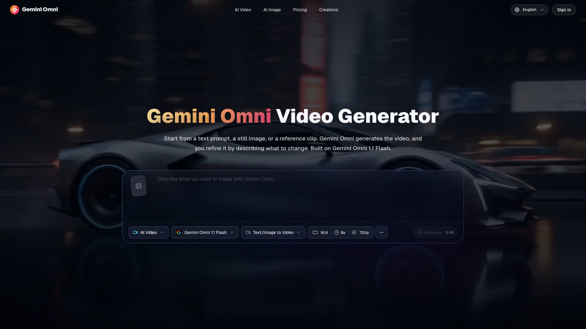 Gemini Omni Video Generator - 2