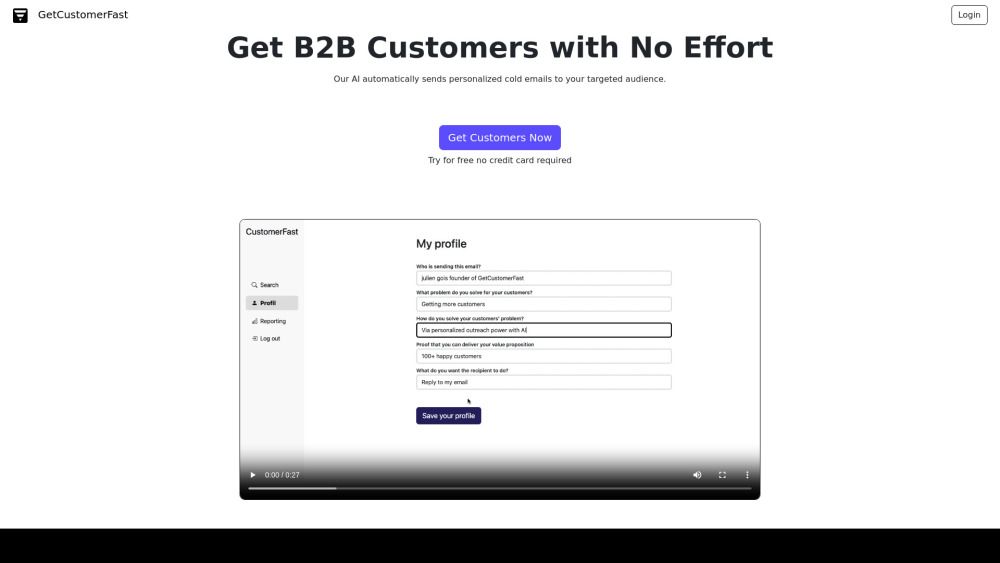 Customer Fast