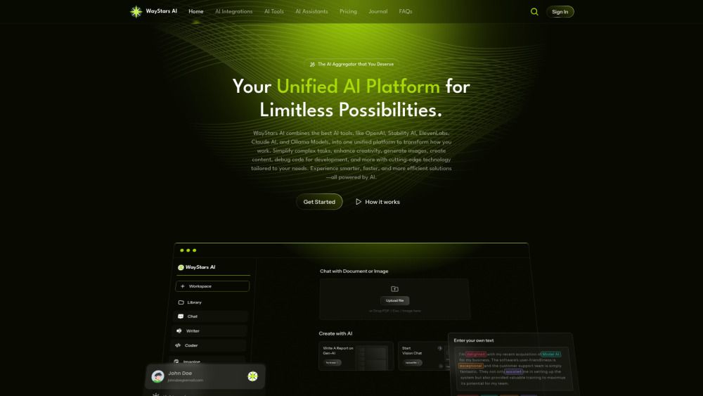 WayStars AI- Your Unified AI Platform