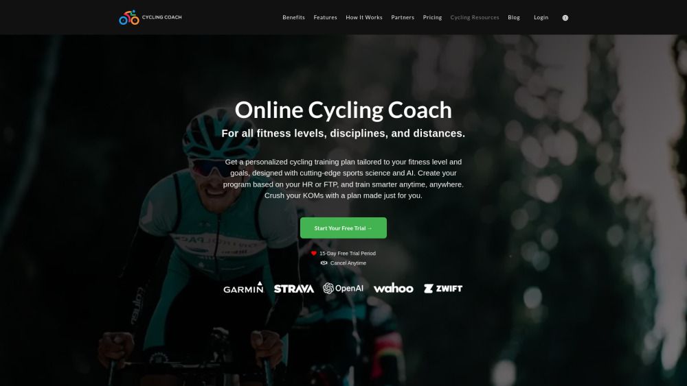 Online Cycling Coach