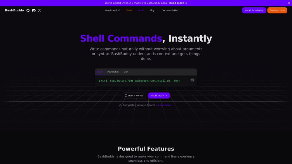 BashBuddy CLI