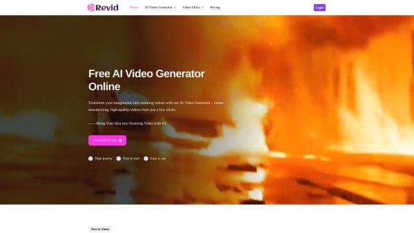Revid: Free AI Video Generator Online