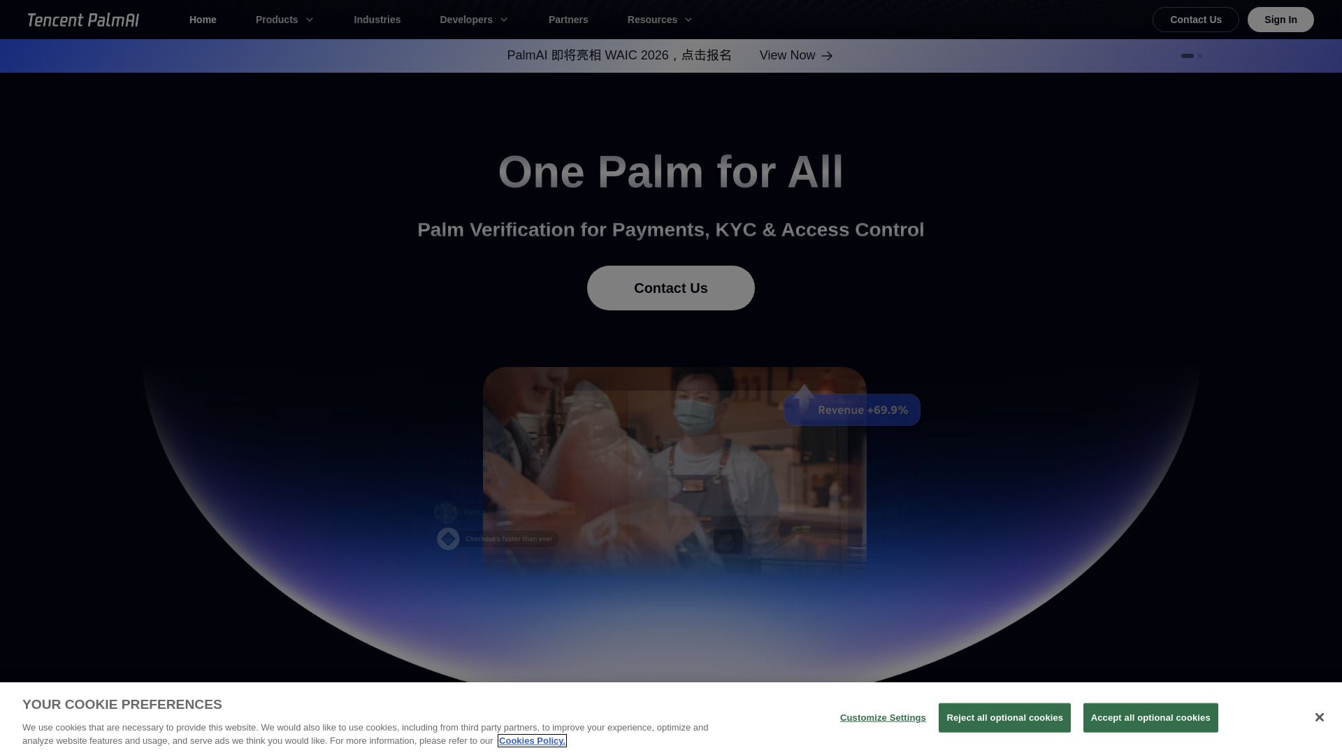 Tencent Cloud PalmAI