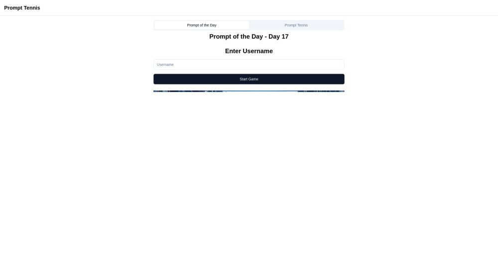 AI Prompt Guessing Game