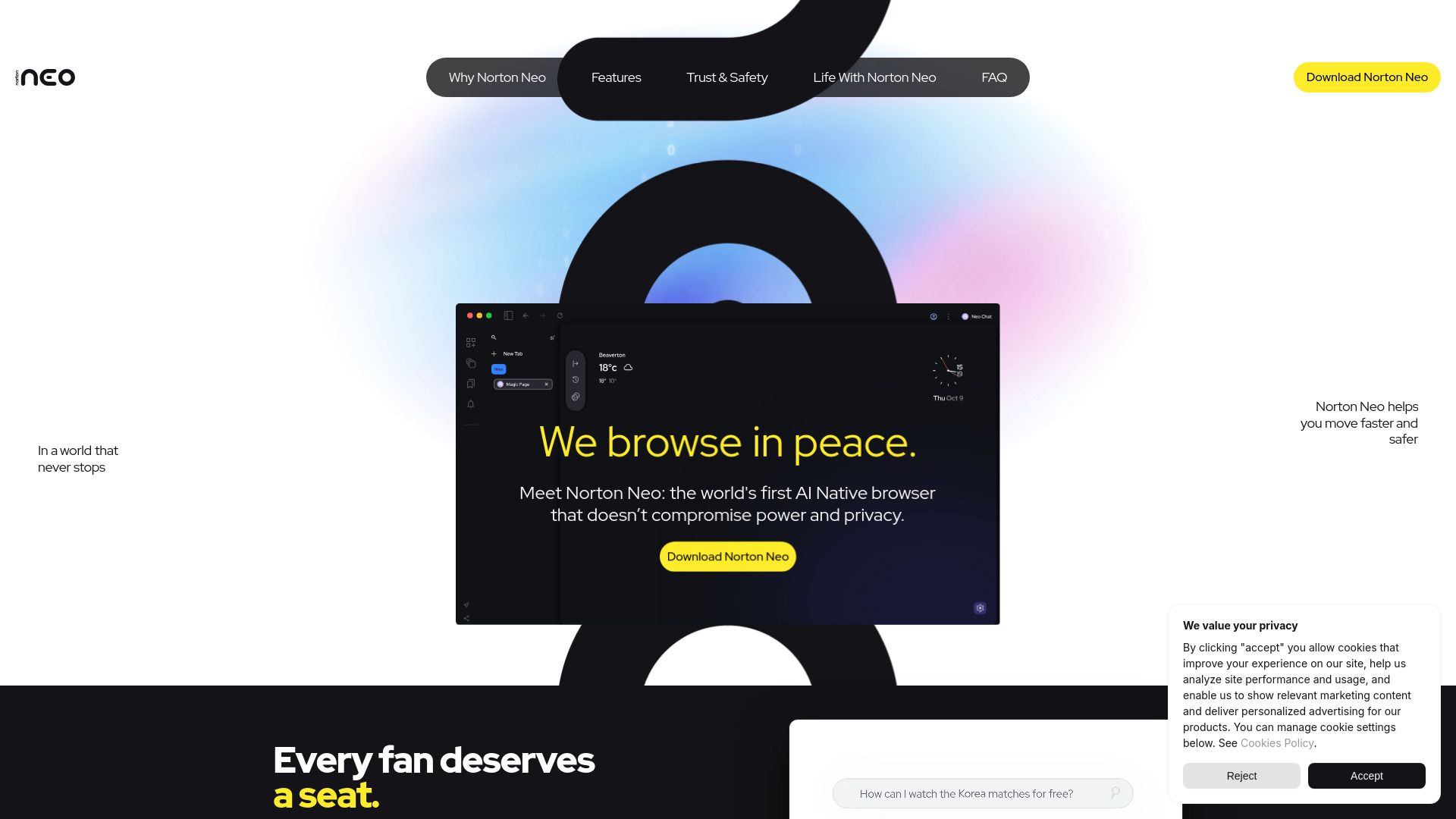 Norton Neo Browser