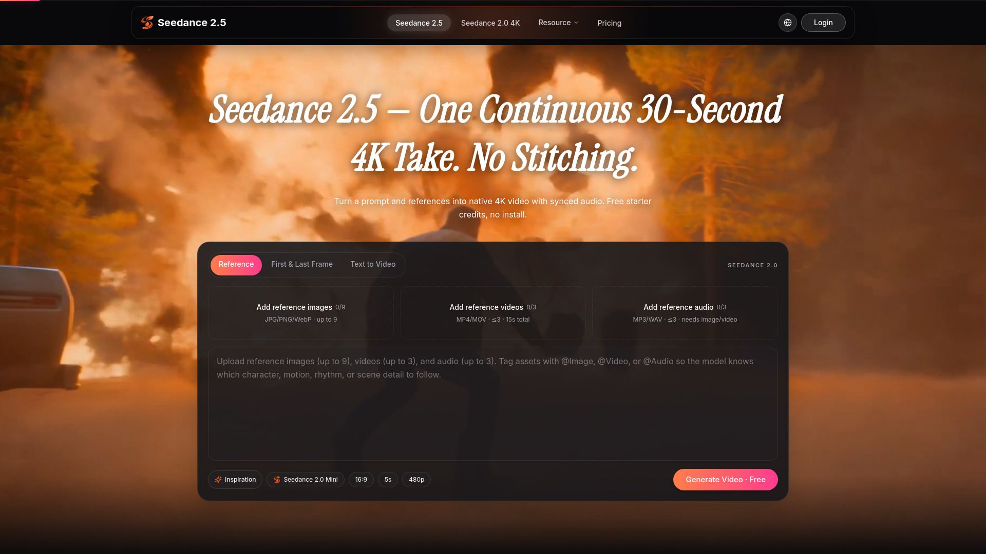 Seedance 2.5 AI Video Generator
