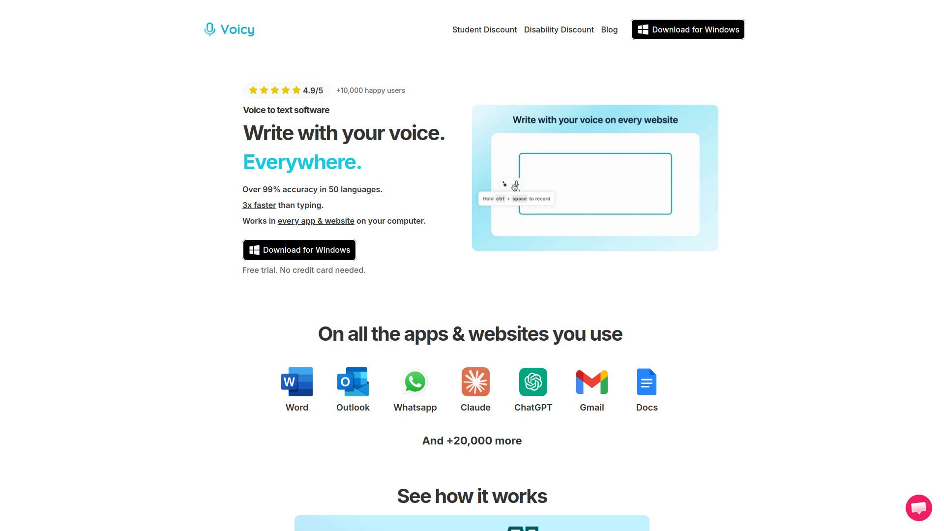 Voicy - AI Speech to Text App