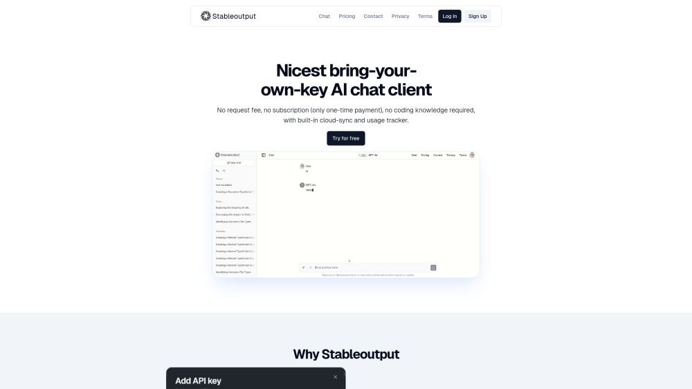 Stableoutput