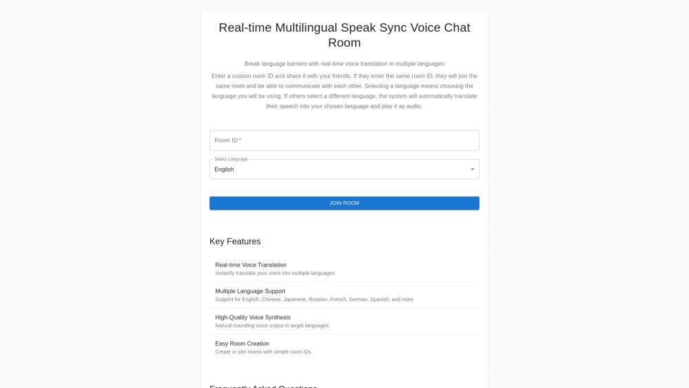 Multilingual Speak Sync