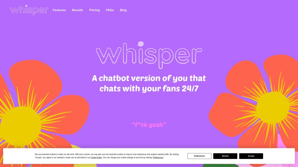 Whisper Chrome Extension
