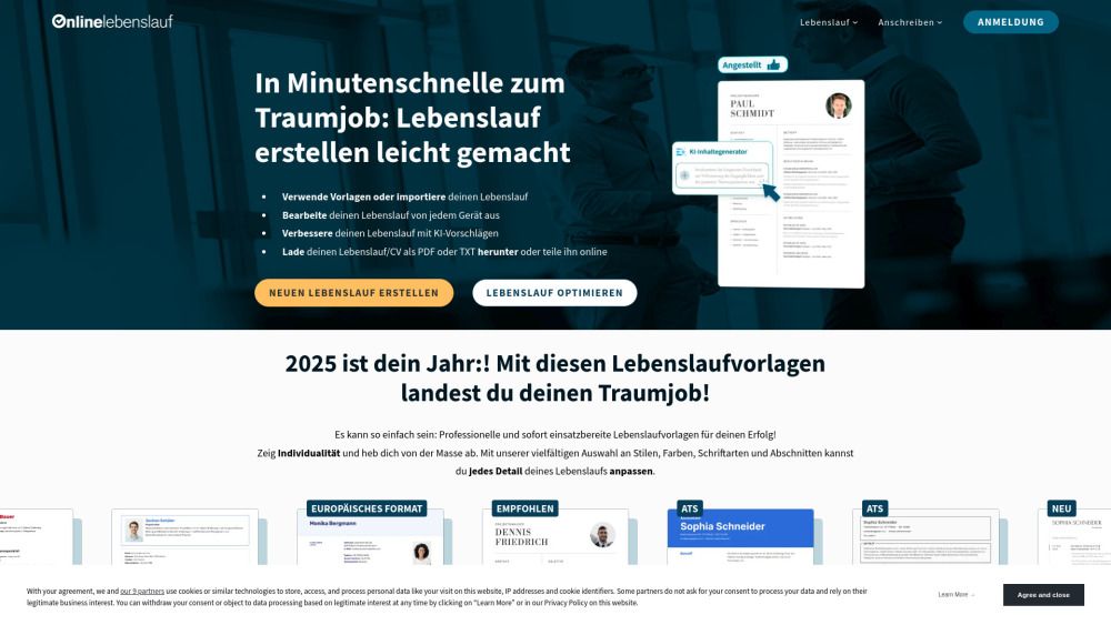 Online Lebenslauf