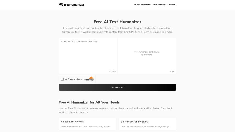 Free AI Humanizer